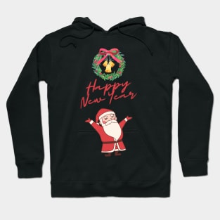 Merry Christmas With Santa Clous Happy New Year Hoodie